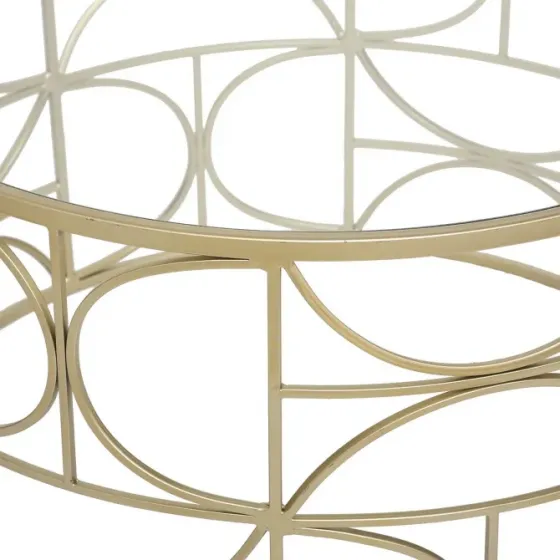 Იყიდება ოქროსფერი ყავის მაგიდა თბილისი