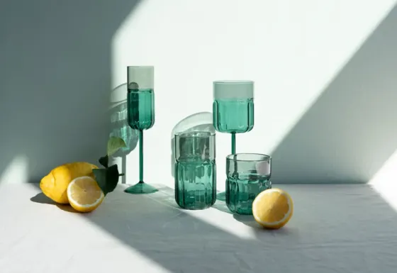 Blue glass cup for sale Tbilisi