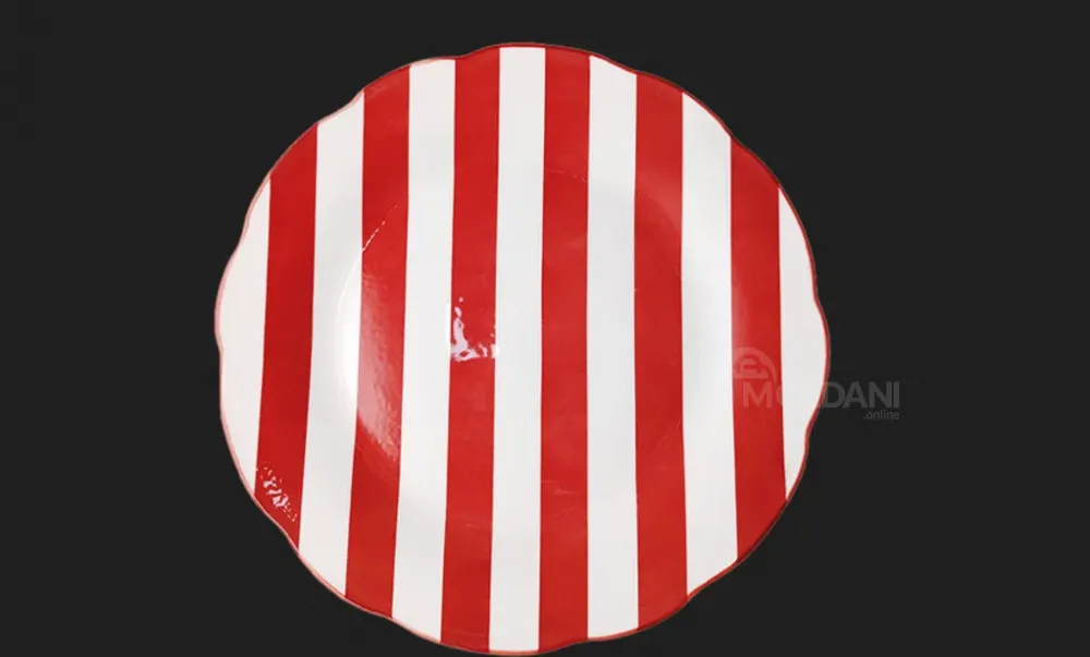 Იყიდება წითელი ფაიფურის თეფში თბილისი - photo 2