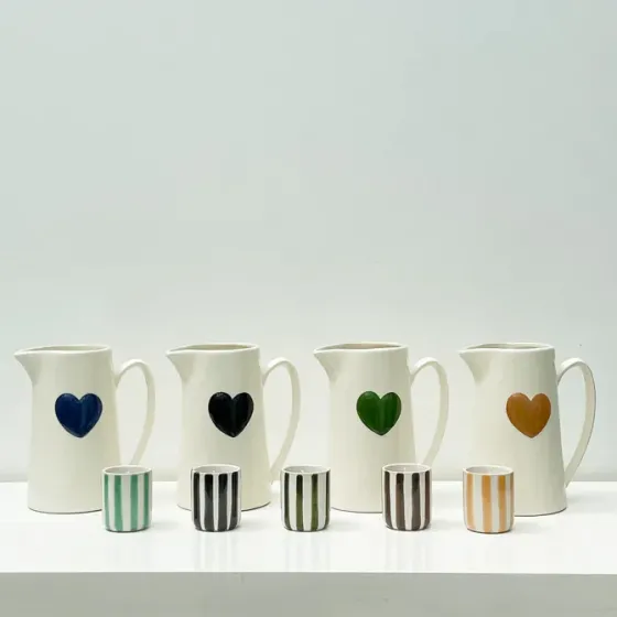 White ceramic jug Tbilisi