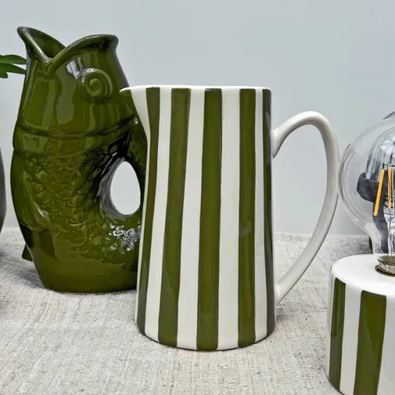 Green ceramic jug for sale Tbilisi