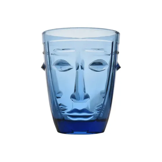 Please offer a blue glass cup. Tbilisi