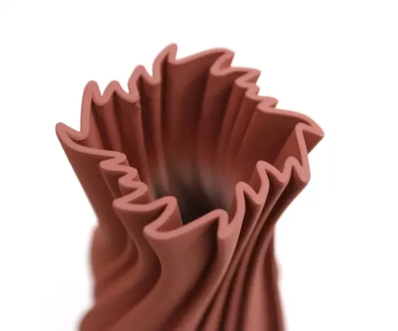 White porcelain vase Tbilisi