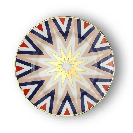 We offer colorful porcelain plates. Tbilisi