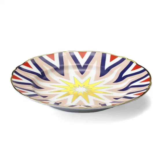 We offer colorful porcelain plates. Tbilisi