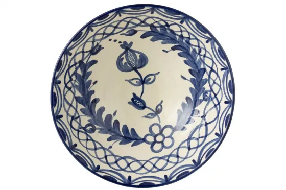 We offer a blue ceramic bowl. Tbilisi