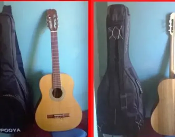 Გიტარა გერმანული ჩასადები სიმები სკამი კამერტონი კაპოდასტერი თბილისი