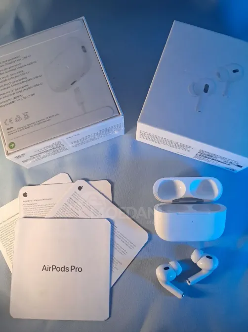 Airpods PRO - ხელმისაწვდომი ხმაურის ჩამხშობი ყურსასმენები ჟესტებით მართვის ფუნქციით ბათუმი - photo 3