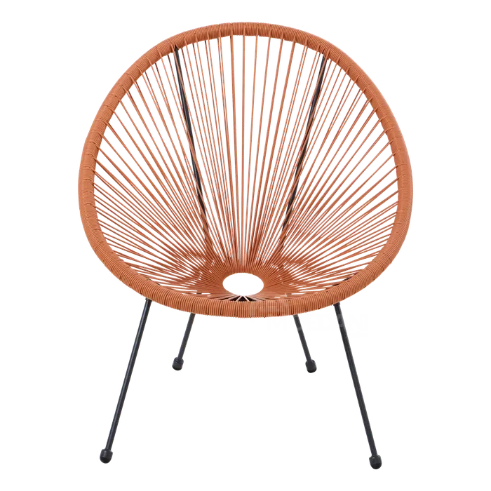 Продаётся декоративный стул из стали оранжевого цвета для патио. Тбилиси - изображение 1