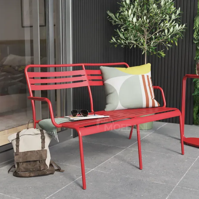 Скамья из цельной стали Тбилиси - изображение 1