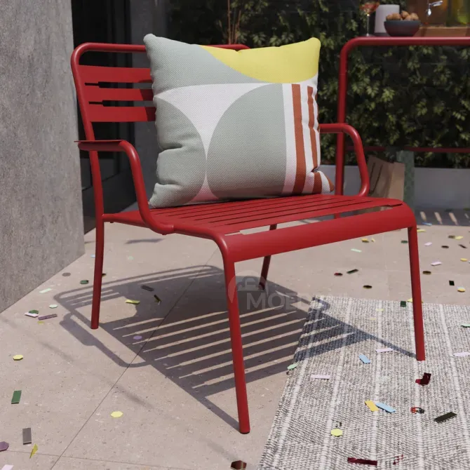 Красный стальной стул на продажу Тбилиси - изображение 1