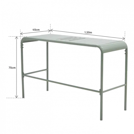 Продается зеленый стальной стол Тбилиси