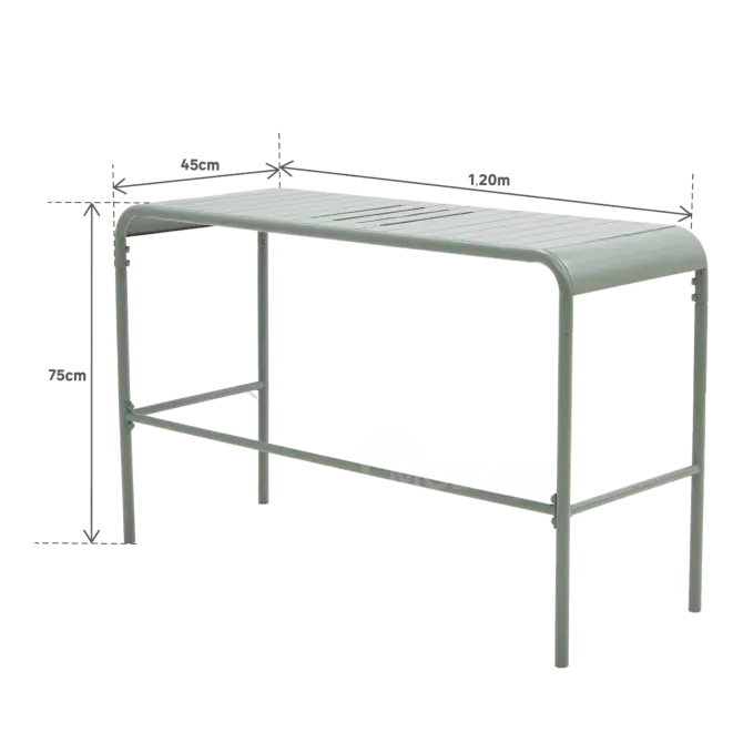 Продается зеленый стальной стол Тбилиси - изображение 2