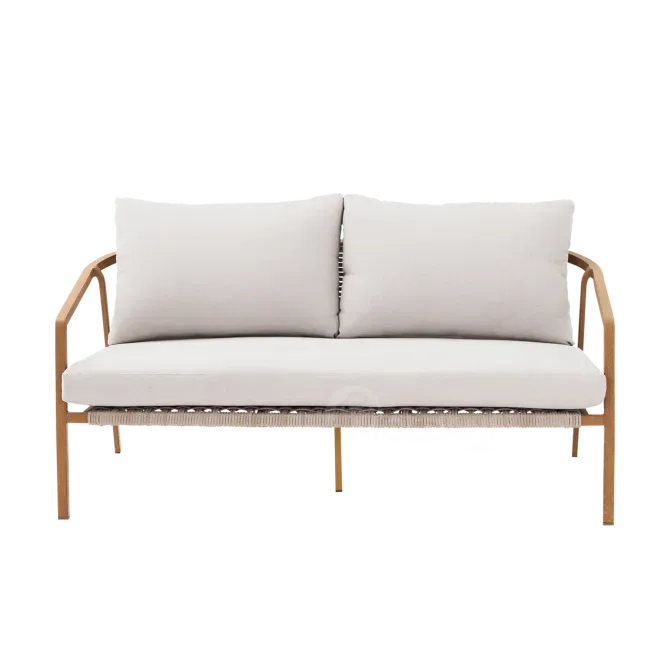 Продается бежевый алюминиевый диван. Тбилиси - изображение 1