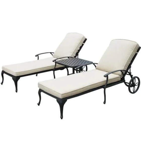 Коричневый металлический шезлонг на продажу Тбилиси