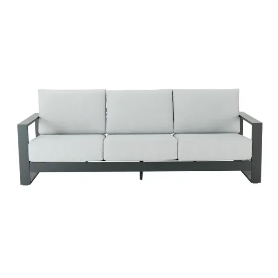 Продается темно-серый алюминиевый диван. Тбилиси