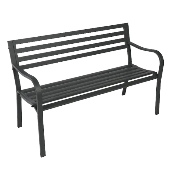 Черная стальная скамейка на продажу Тбилиси