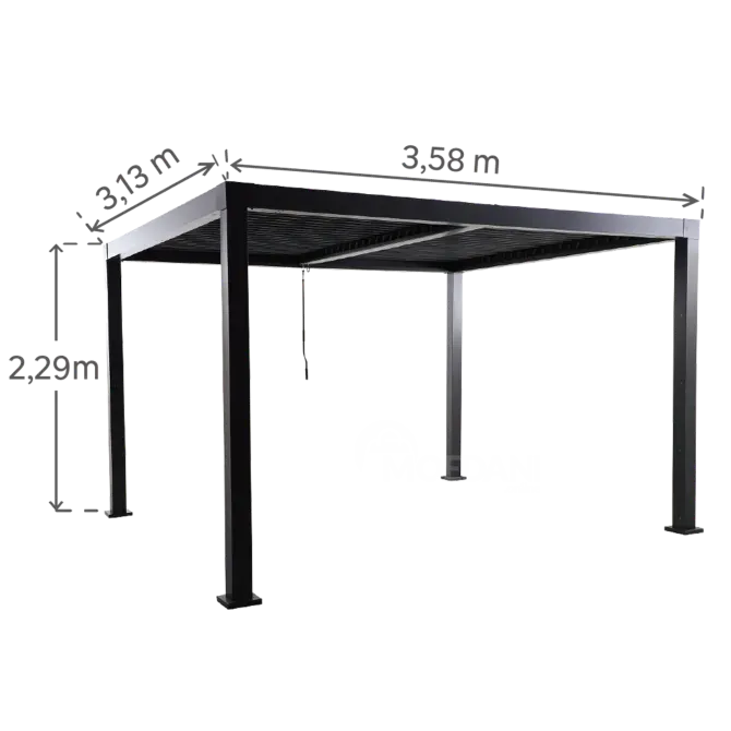 Черная алюминиевая пергола Clima поступила в продажу. Тбилиси - изображение 3