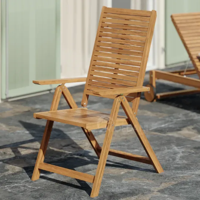 Დასაკეცი სავარძელი ხისფერი აკაცია თბილისი - photo 3