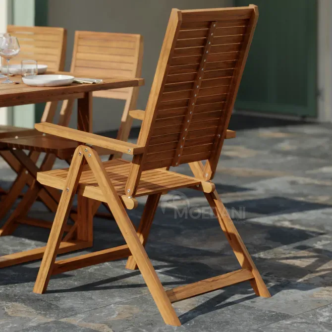 Დასაკეცი სავარძელი ხისფერი აკაცია თბილისი - photo 4