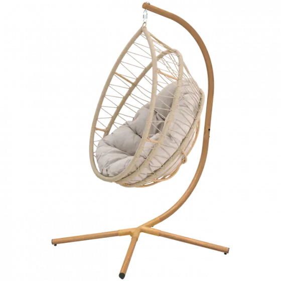 Продаются качели-гнездо бежевого цвета из стали. Тбилиси