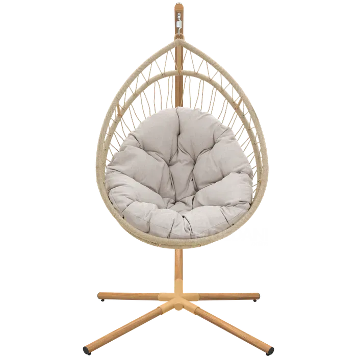 Продаются качели-гнездо бежевого цвета из стали. Тбилиси - изображение 1