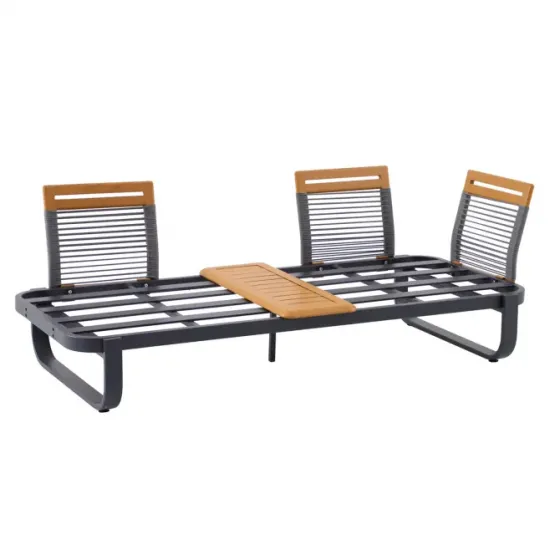 Продаётся комплект садовой мебели тёмно-серого цвета. Тбилиси