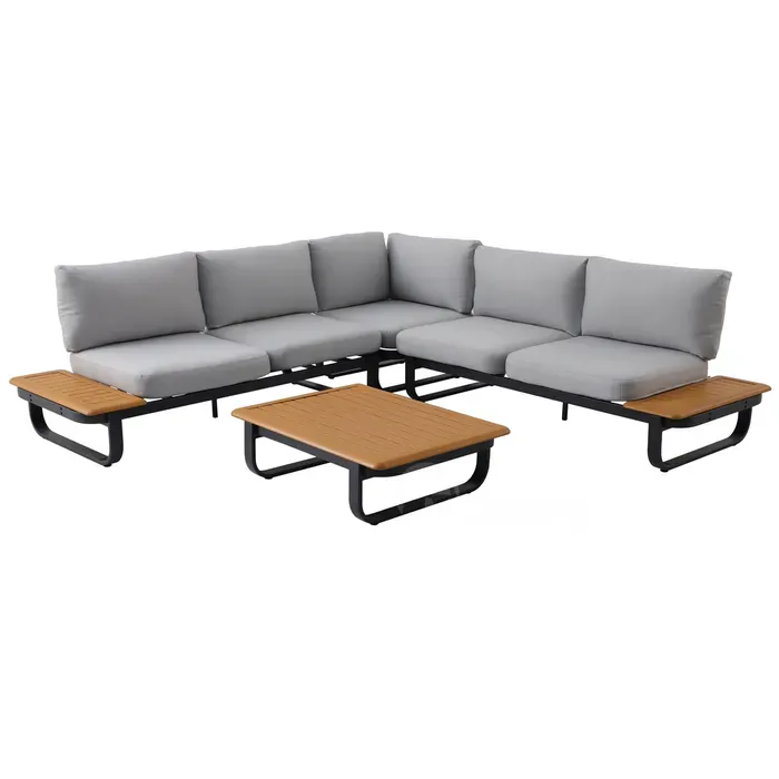 Продаётся комплект садовой мебели тёмно-серого цвета. Тбилиси - изображение 1