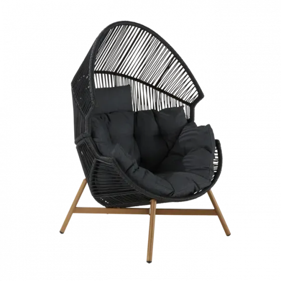 Черный стальной стул на продажу. Материал. Тбилиси