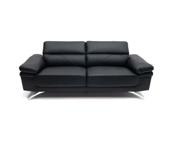 Трехместный диван с обивкой из искусственной кожи Тбилиси