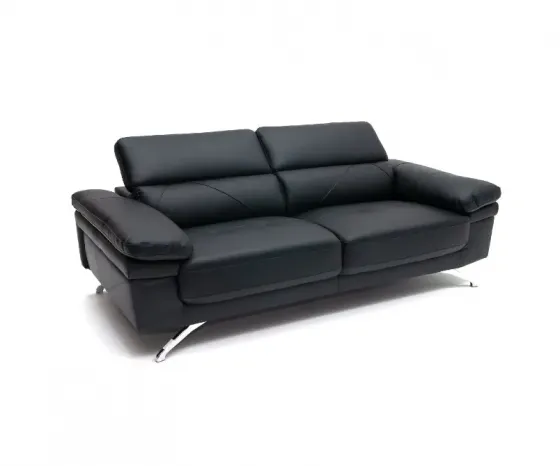 Трехместный диван с обивкой из искусственной кожи Тбилиси