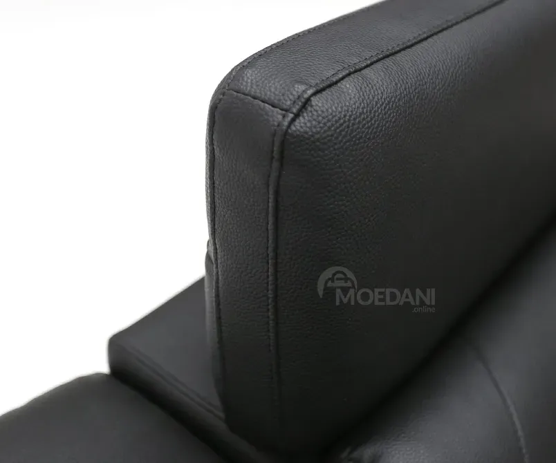 Черное кресло с обивкой из кожзаменителя Тбилиси - изображение 3