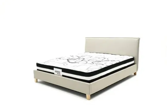 Кровать современного дизайна с тканевым верхом Тбилиси