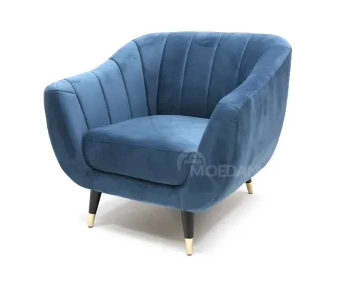 Кресло с бархатной поверхностью Тбилиси - изображение 1