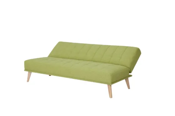 Раскладной диван с зеленой тканью Тбилиси