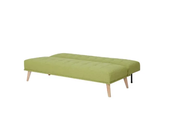 Раскладной диван с зеленой тканью Тбилиси