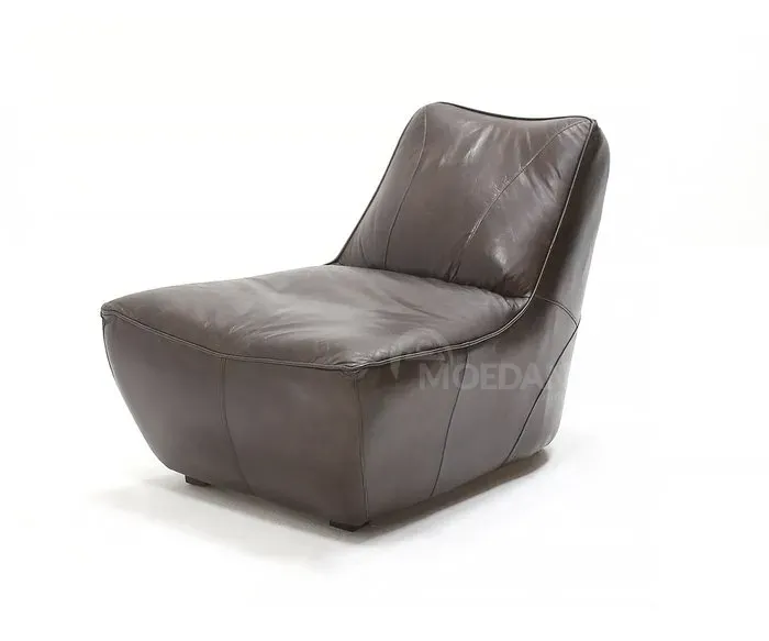 Коричневое кожаное кресло Тбилиси - изображение 1