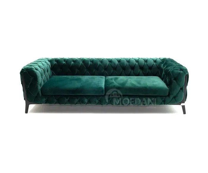 Темно-зеленый диван Тбилиси - изображение 1