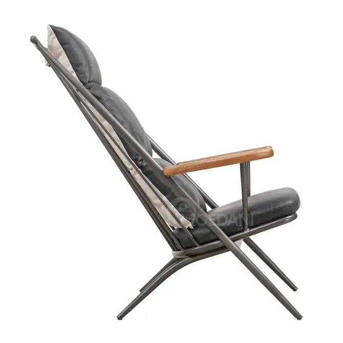 Მეტალის სკამი ტყავის დეტალებით თბილისი - photo 3