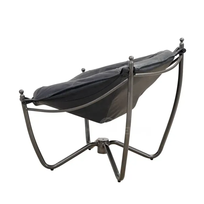 Შავი ტყავის ეზოს სავარძელი თბილისი - photo 4