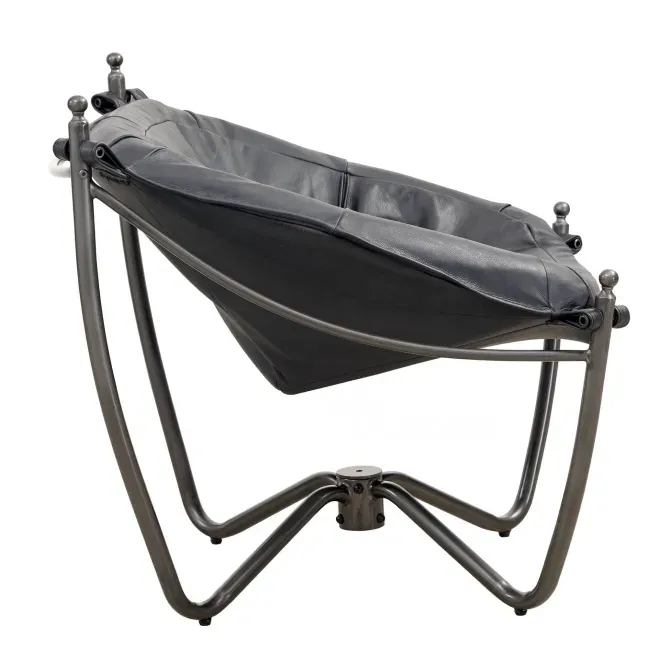 Შავი ტყავის ეზოს სავარძელი თბილისი - photo 3