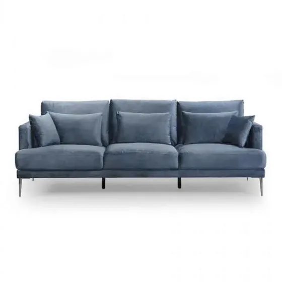 Трехместный темно-серый диван Тбилиси