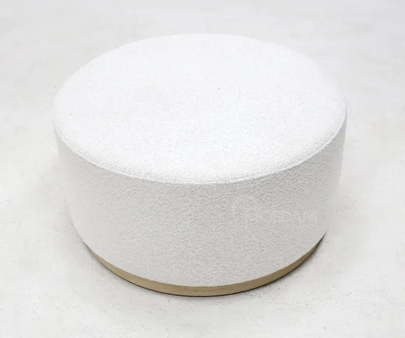 Ნაცრისფერი ტყავის შემცვლელი პუფი თბილისი - photo 2