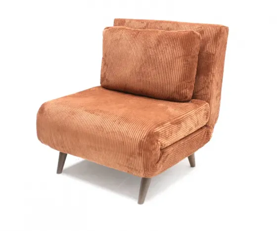 Кресло-реклайнер из терракотовой ткани Тбилиси
