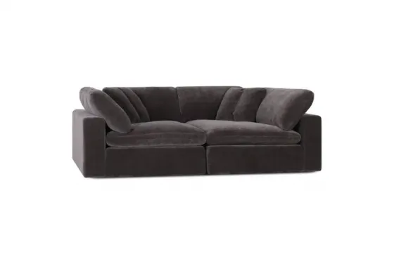 Იყიდება შავი ქსოვილის დივანი თბილისი