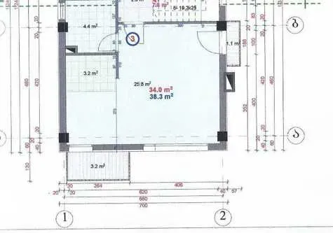 Apartments For Sale one-room 38м² 2/4 floor Borzhomi