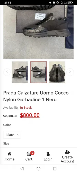 Кроссы Prada 44 размер 29, 5 см Tbilisi - photo 4