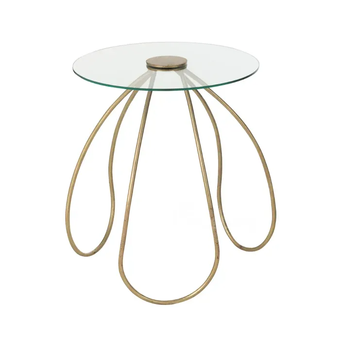 Იყიდება ოქროსფერი მინის მაგიდა თბილისი - photo 2