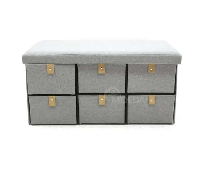 Გაყიდვაშია ნაცრისფერი მდფ პუფი თბილისი - photo 1