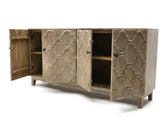 Beige wooden desk for sale Tbilisi